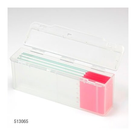 Globe Scientific Slide Mailer, Polypropylene, Side Flip Lid, for 5 Slides, Natural, 1000/Pack 513065